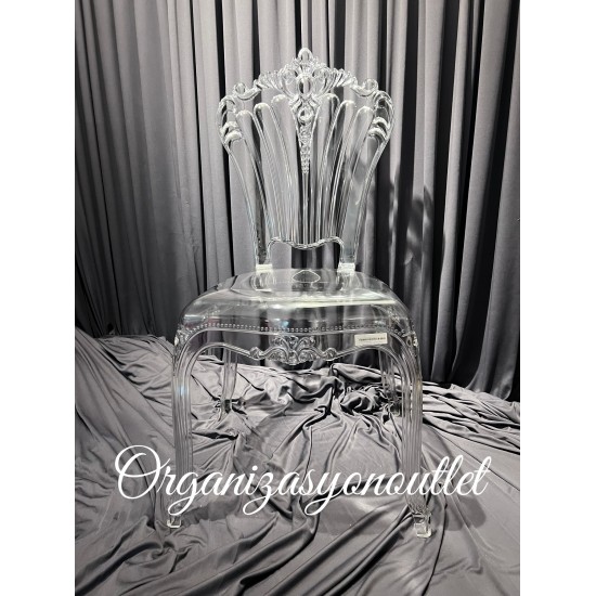 Beylerbeyi Şeffaf Düğün Sandalyesi